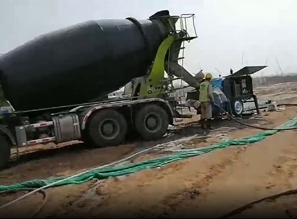 雄安新區(qū)液壓濕噴機(jī)施工視頻